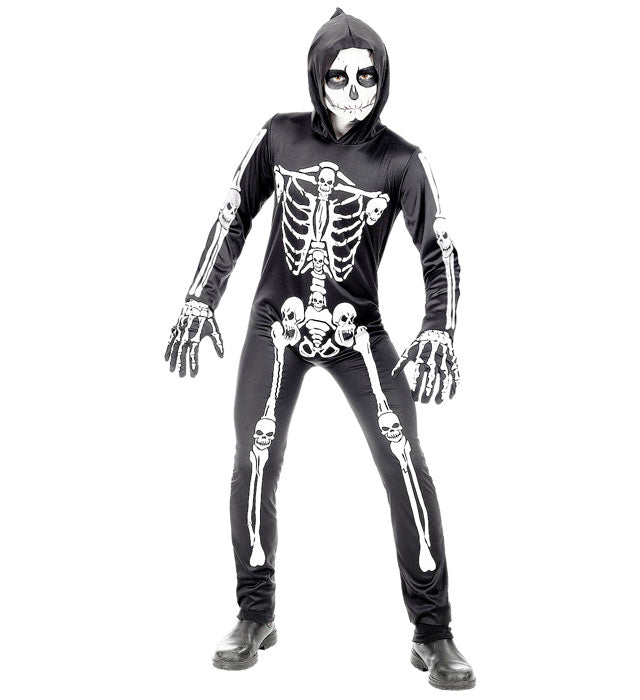 SKELETON" (HOODED OVERALLS)