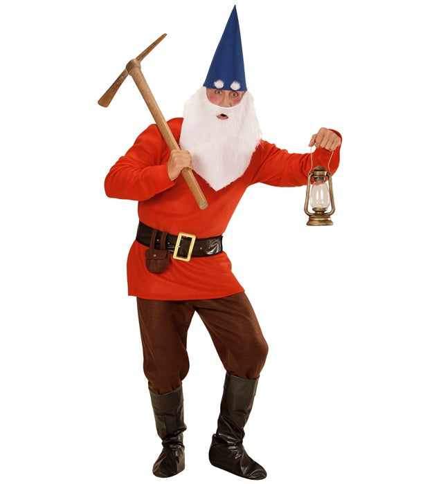 RED GNOME" (COAT, PANTS, BELT WITH PURSE, BOOT COVERS, HAT WITH EARS, EYEBROWS AND BEARD)