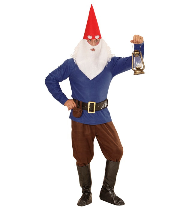 BLUE GNOME" (COAT, PANTS, BELT WITH PURSE, BOOT COVERS, HAT WITH EARS, EYEBROWS AND BEARD)