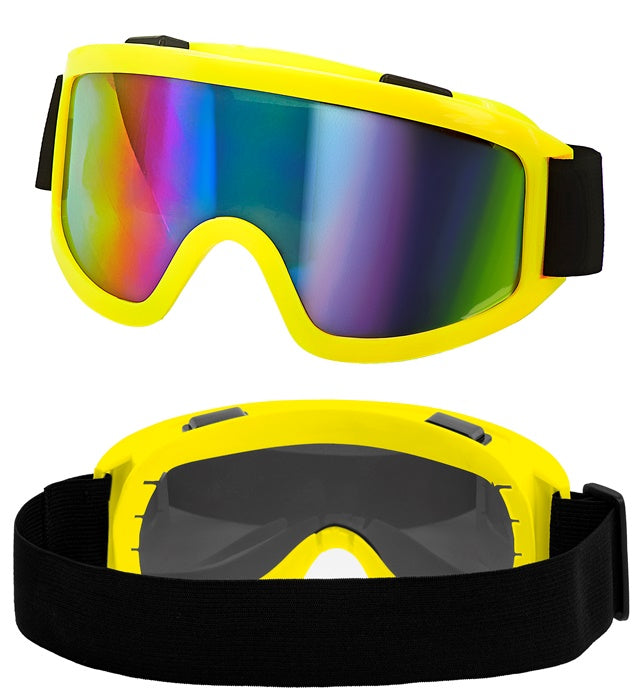 "GOGGLES APRÈS-SKI WINTER PARTY FESTIVAL NEON YELLOW" ((Costumes Women))