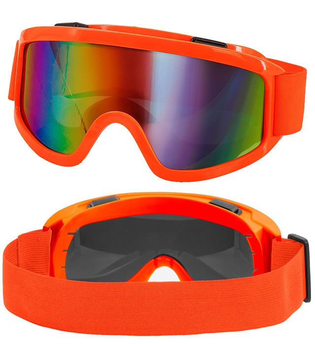 "GOGGLES APRÈS-SKI WINTER PARTY FESTIVAL NEON ORANGE" ((Costumes Women))