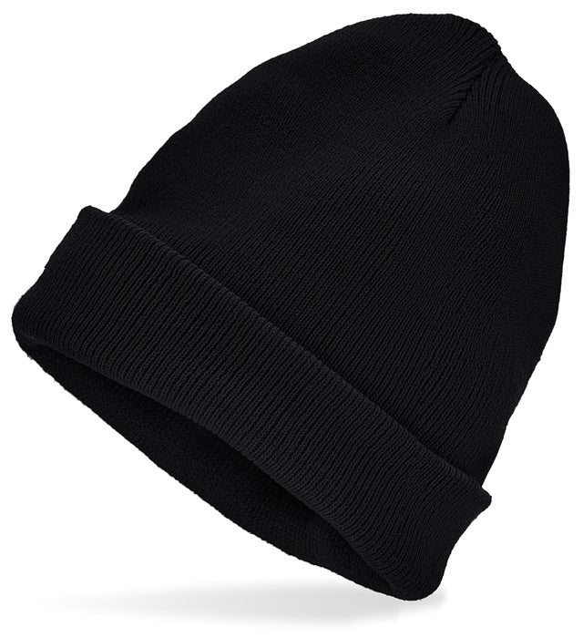 "HAT BEANIE BLACK" wool look ((Accessories Hats))