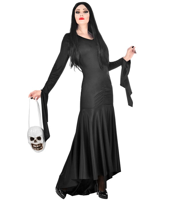MORTISIA" (DRESS, SKULL BAG)