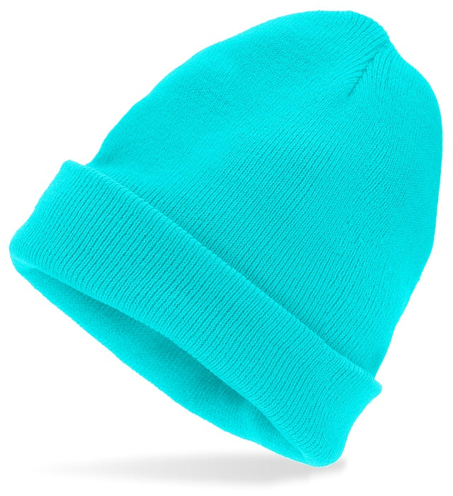 HAT BEANIE AZURE" WOOL LOOK