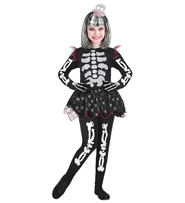 SKELETON" (SHIRT WITH TUTU, PANTS, HEADPIECE)