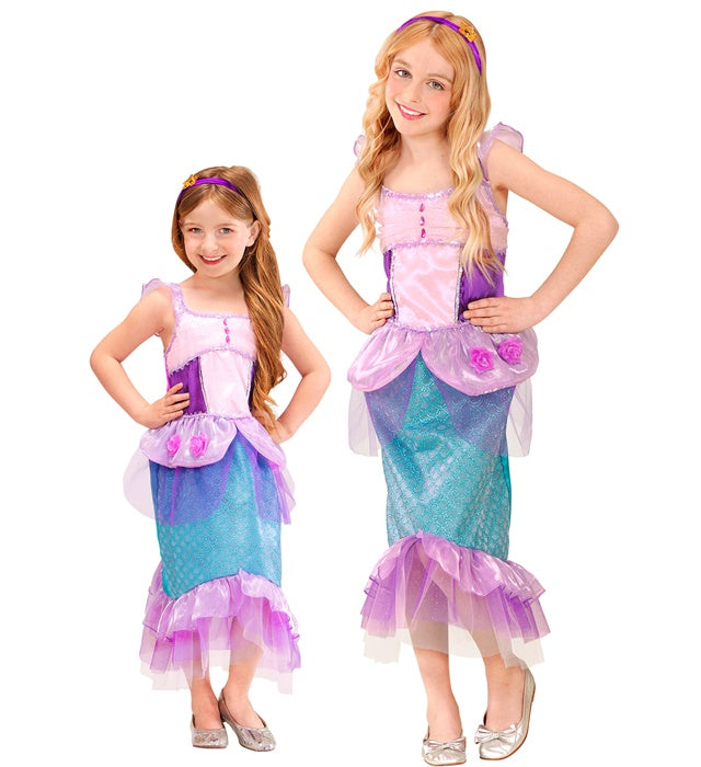 MERMAID" (DRESS, HEADBAND WITH STARFISH)