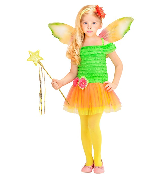 FLOWER FAIRY" (DRESS, WINGS, HEADBAND WITH FLOWER)