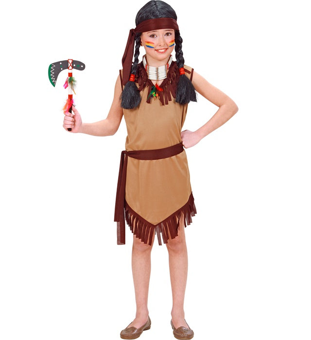 INDIAN GIRL" (DRESS, BELT, HEADBAND)