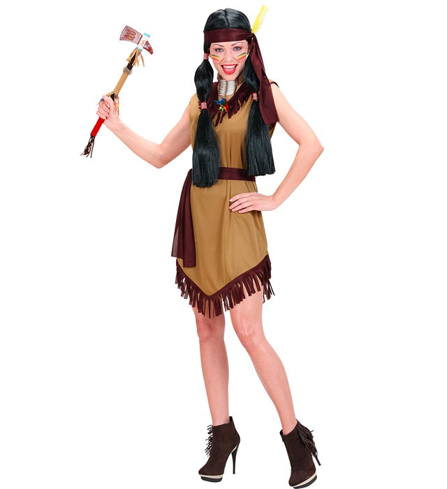 "INDIAN" (dress, belt, headband) ((Costumes Women))