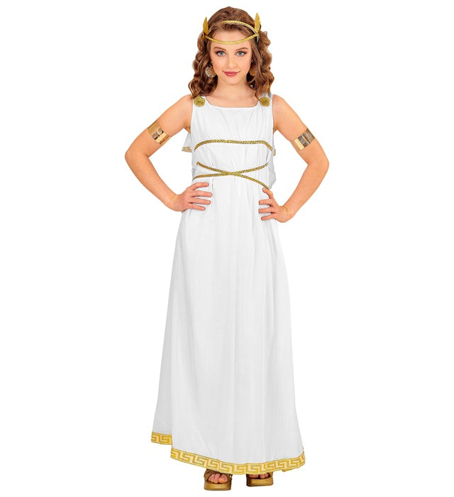 GREEK GODDESS" (DRESS, LAUREL WREATH)