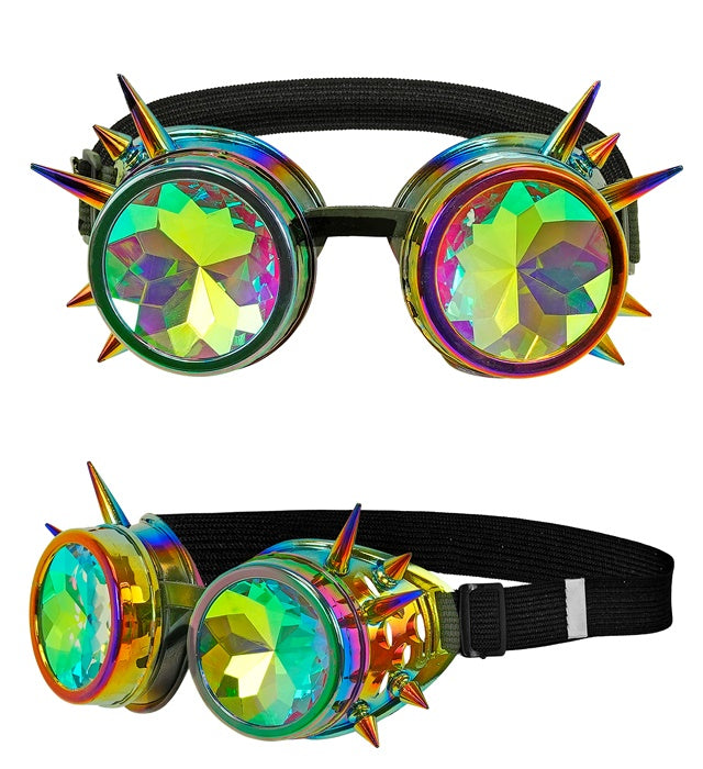 "GOGGLES STEAMPUNK KALEIDOSCOPIC" ((Costumes Women))