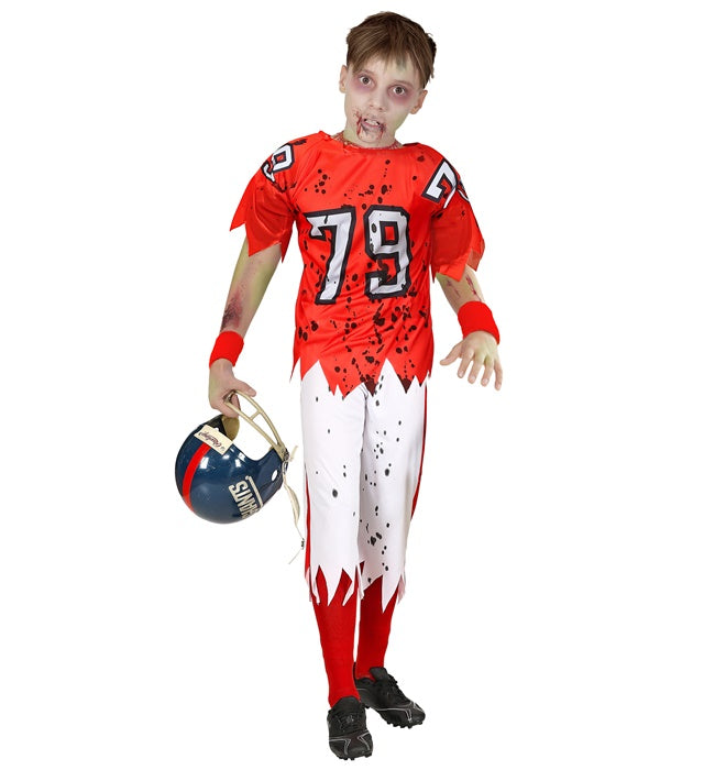ZOMBIE AMERICAN FOOTBALL PLAYER" (STUFFED T-SHIRT, PANTS)