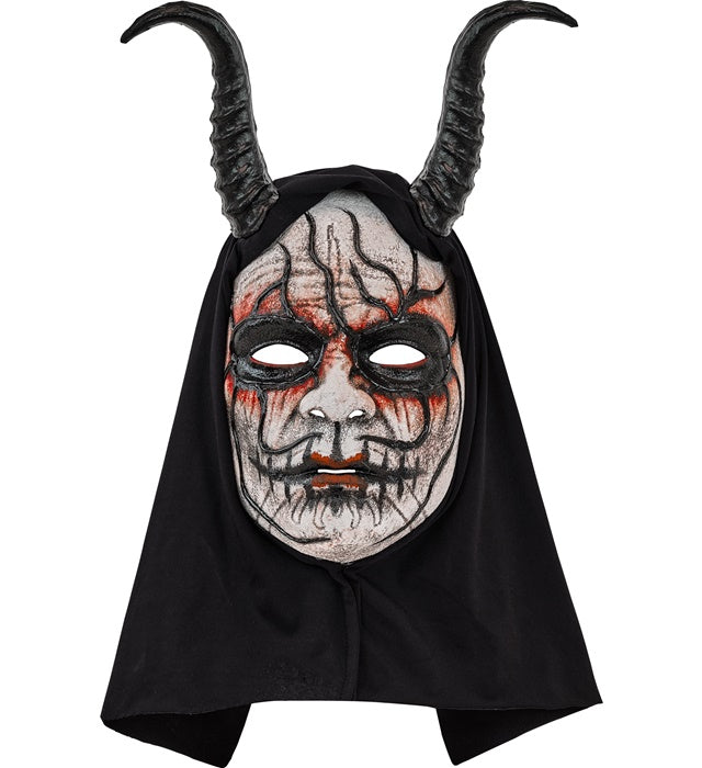 MASK HOODED COMMEDIA DELL'ARTE DEMON MAN