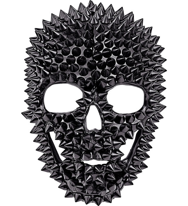 "MASK SKULL SPIKED BLACK" ((Masks Horror))