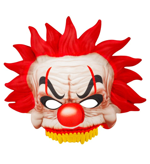 KILLER CLOWN CHINLESS FABRIC MASK