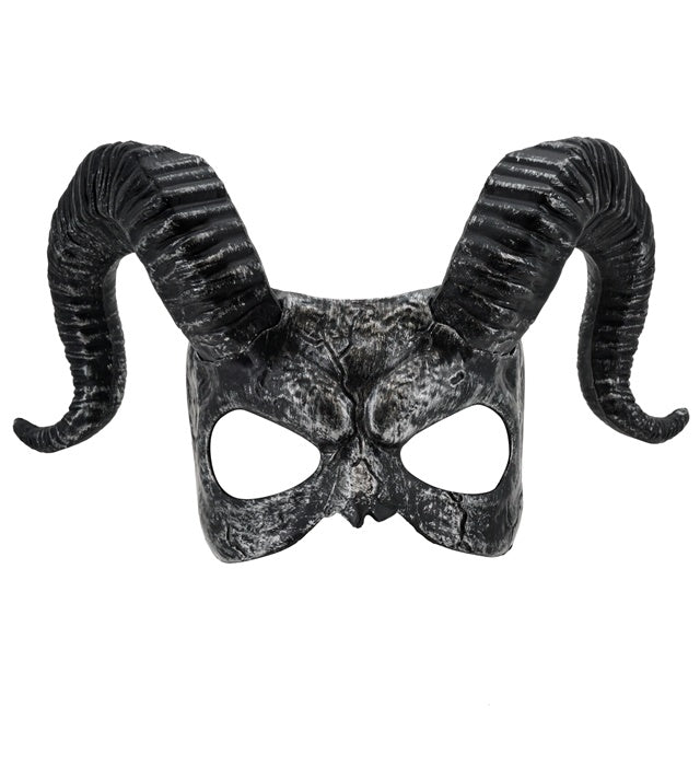 MASK WITH HORNS" HARD PLASTIC