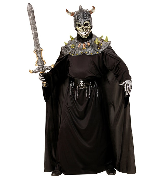 DEATH WARLORD SKULL MASK WITH ARMOUR & CAPE