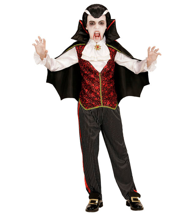 VAMPIRE" (VEST WITH SHIRT AND JABOT, PANTS, CAPE)