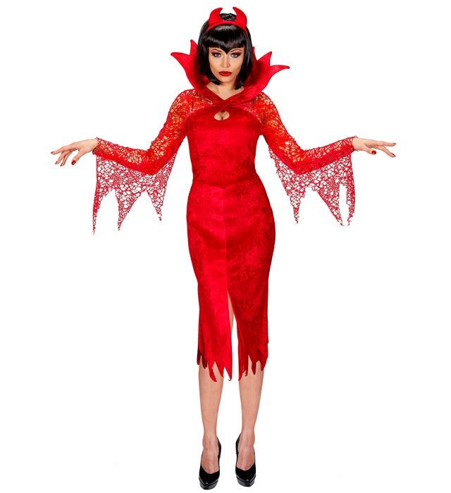 DIABLESSE" (DRESS, HORNS)