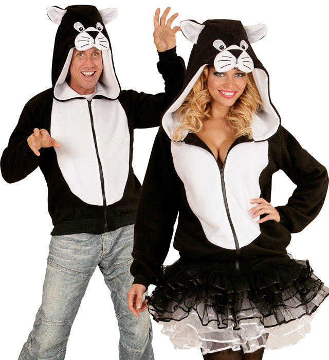 CAT" (HOODED FLEECE JACKET)