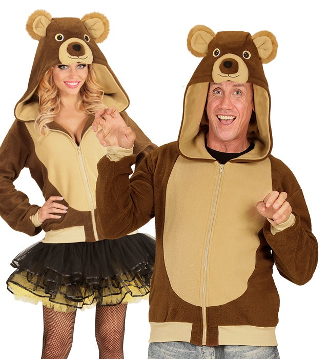 BEAR" (HOODED FLEECE JACKET)