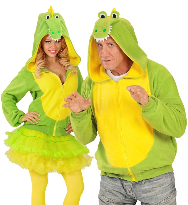 CROCODILE" (HOODED FLEECE JACKET)