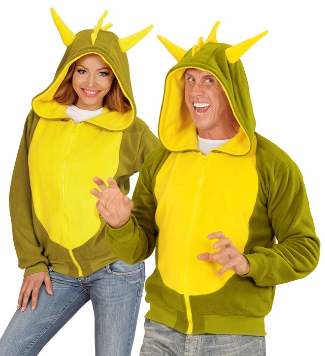 DRAGON" (HOODED FLEECE JACKET)