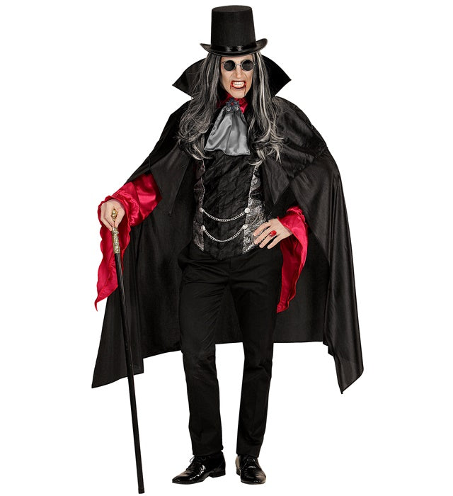 VAMPIRE" (SHIRT WITH VEST, JABOT WITH MEDALLION, CAPE)