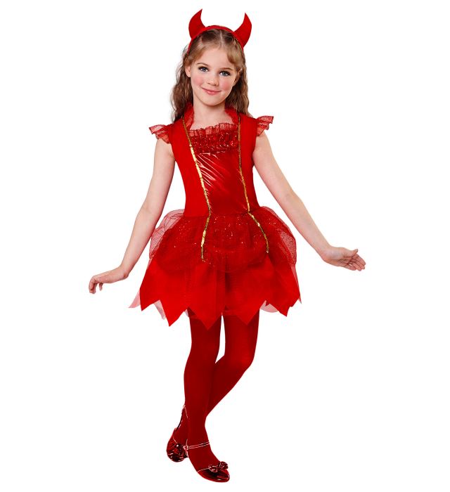 DEVIL" (DRESS, HORNS)
