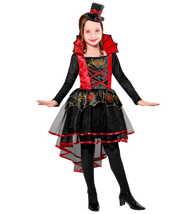 VAMPIRESS" (DRESS, MINI HAT)