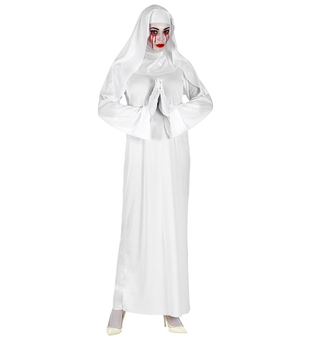 GHOSTLY NUN" (TUNIC, HEADPIECE, GLOVES)