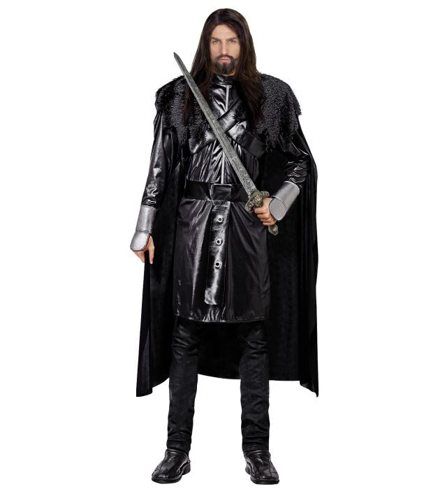 DARK KNIGHT" (COAT WITH ARM GUARDS & CAPE, BELT)