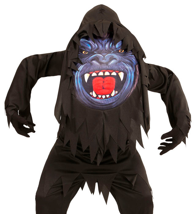 GORILLA" (ROBE, OVERSIZED HOODED MASK)