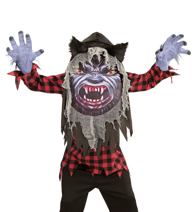 WEREWOLF" (ROBE, OVERSIZED HOODEDMASK)