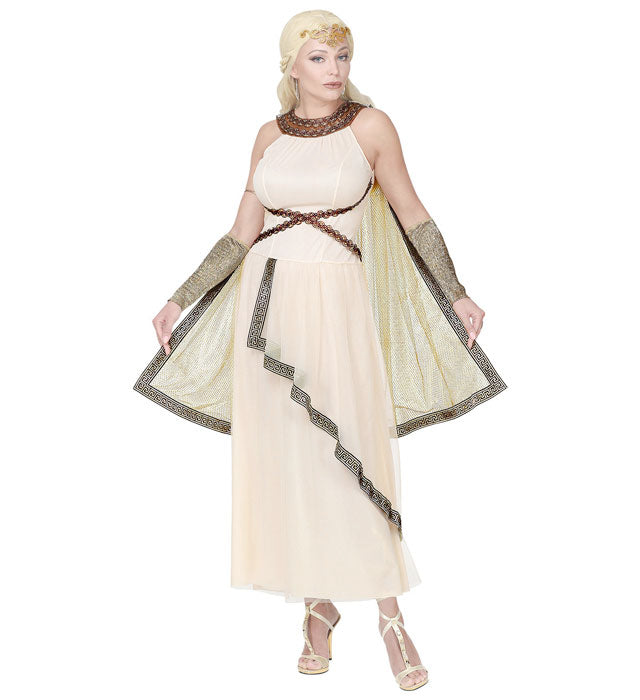 GREEK/ROMAN GODDESS" (DRESS WITH CAPE, ARM WARMERS, HEADPIECE)