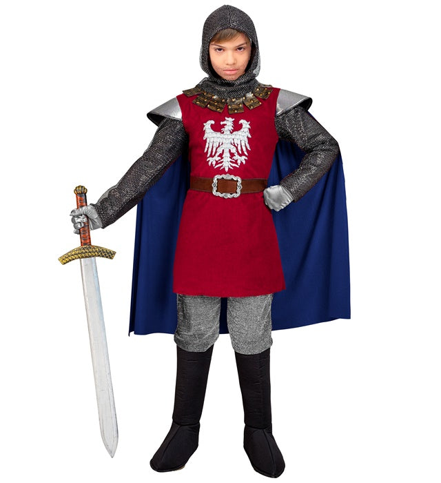 KNIGHT" (COAT WITH CAPE, BELT, HOOD)