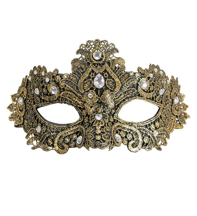 THEATRICAL GOLD EYEMASK