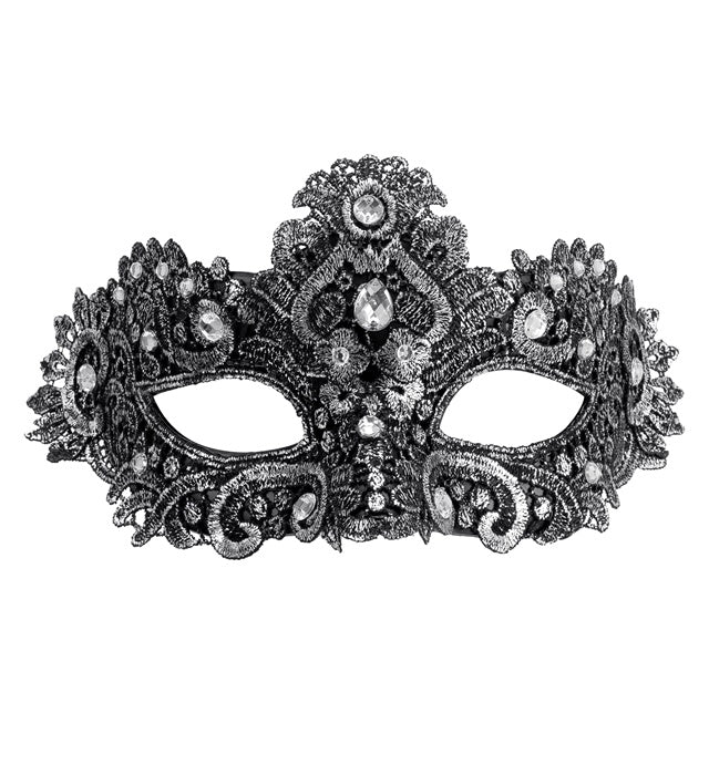 THEATRICAL SILVER EYEMASK