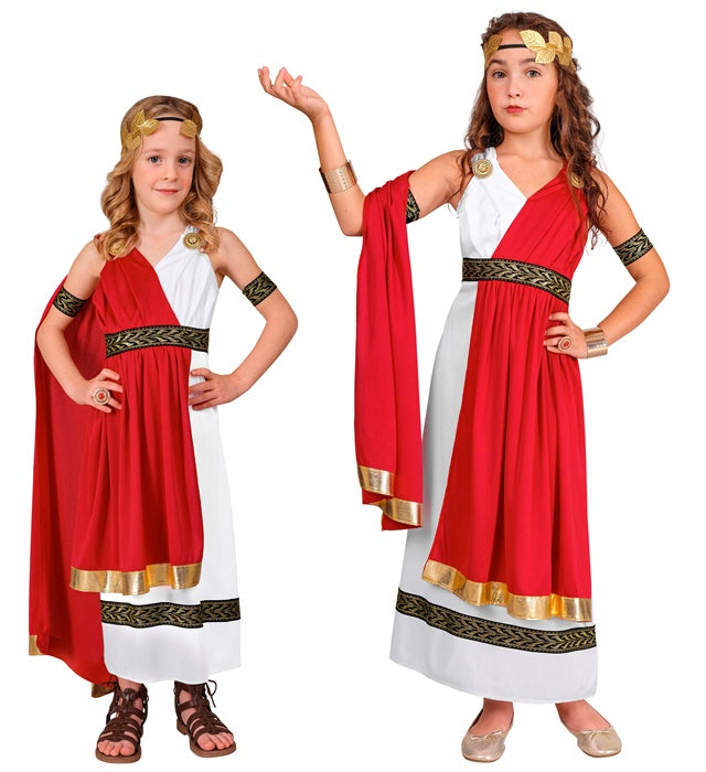 ROMAN EMPRESS" (DRESS WITH DRAPE, ARMBANDS, LAUREL WREATH)