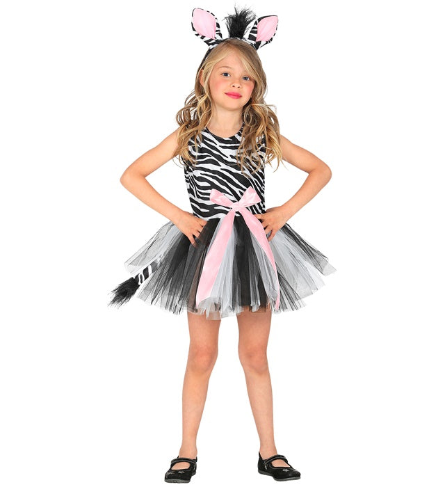ZEBRA" (TUTU DRESS, HEADPIECE)