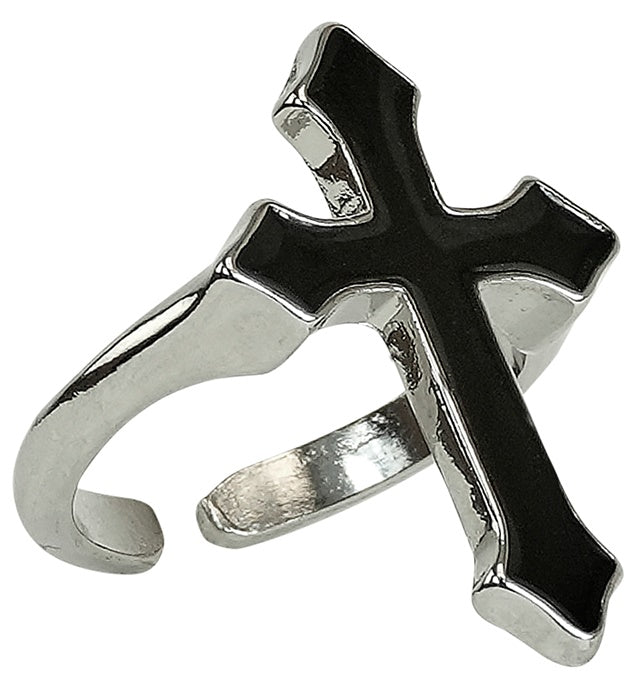 RING CROSS BLACK