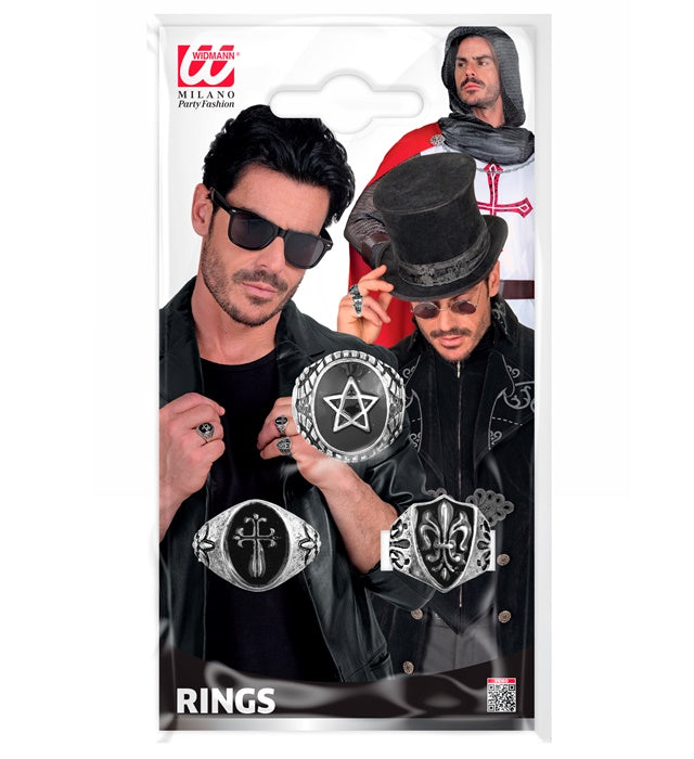 RINGS GOTHIC ASSORTMENT 3 STYLES