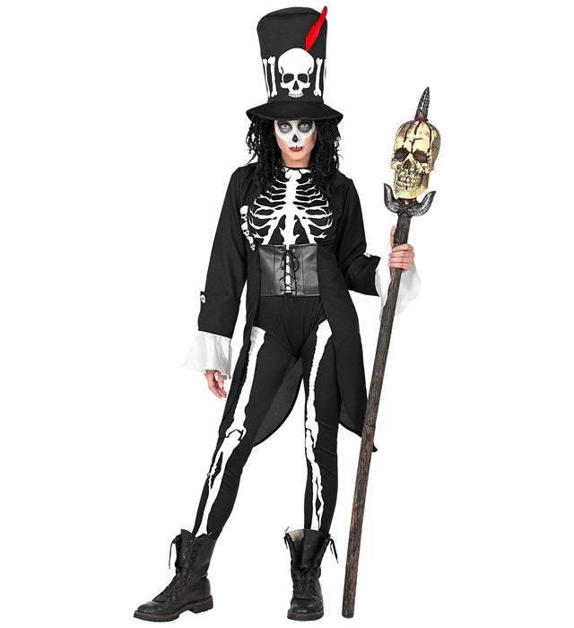 VOODOO PRIESTESS" (TAILCOAT WITH CORSET, BELT AND CUFFS, JUMPSUIT, BRIEF, HAT)