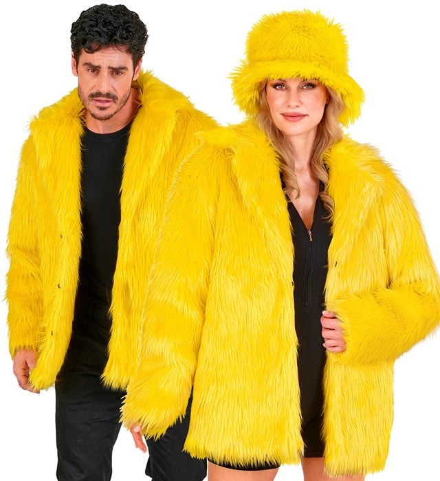 YELLOW PLUSH JACKET