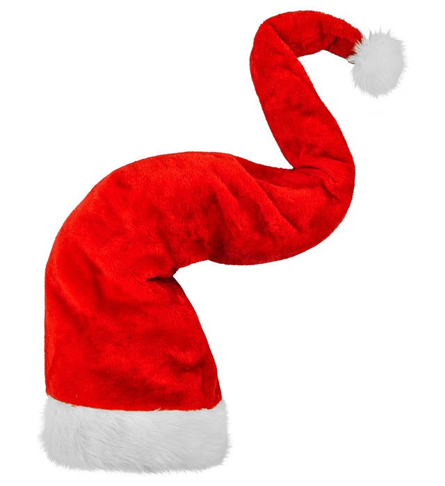 HAT SANTA CLAUS PLUSH EXTRA LONG" 125 CM