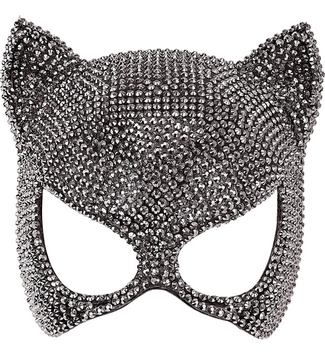 EYE MASK CAT STRASS