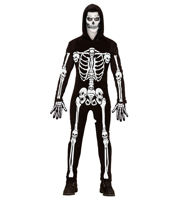 SKELETON" (HOODED JUMPSUIT)