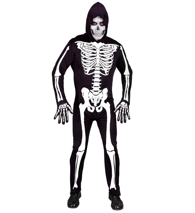 SKELETON" (HOODED JUMPSUIT)