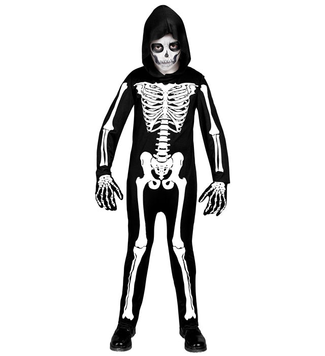 SKELETON" (HOODED JUMPSUIT)