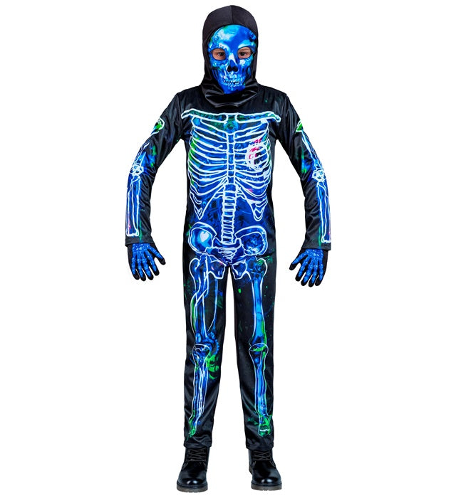 TOXIC SKELETON" (JUMPSUIT, HOODED MASK)